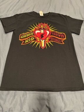 Shawn Michaels Heartbreak Kid Graphic Tee Logo wwe wrestling